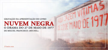 Gravação da apresentação do livro Nuvem Negra - Michel