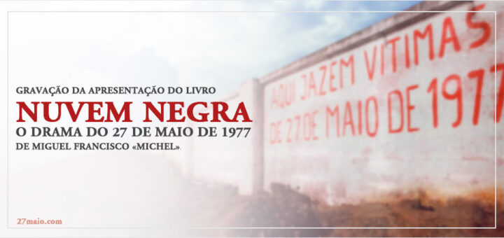 Gravação da apresentação do livro Nuvem Negra - Michel
