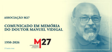 Comunicado em Memória do Doutor Manuel Vidigal 