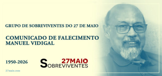 Comunicado de Falecimento - Manuel Vidigal